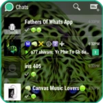 whats chats app transparent android application logo